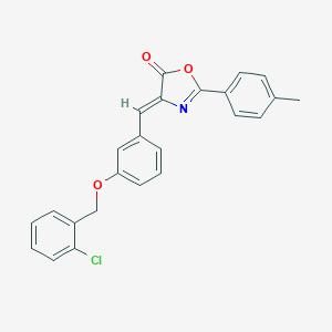 4-{3-[(2-chlorobenzyl)oxy]benzylidene}-2-(4-methylphenyl)-1,3-oxazol-5(4H)-one