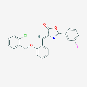4-{2-[(2-chlorobenzyl)oxy]benzylidene}-2-(3-iodophenyl)-1,3-oxazol-5(4H)-one
