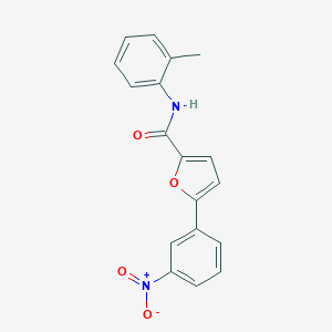 5-{3-nitrophenyl}-N-(2-methylphenyl)-2-furamide
