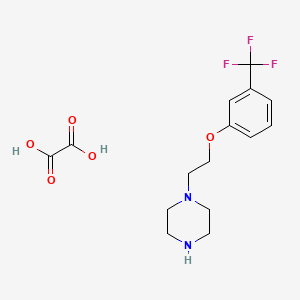 1-{2-[3-(trifluoromethyl)phenoxy]ethyl}piperazine oxalate