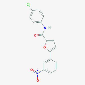 molecular formula C17H11ClN2O4 B407593 N-(4-chlorophenyl)-5-{3-nitrophenyl}-2-furamide 