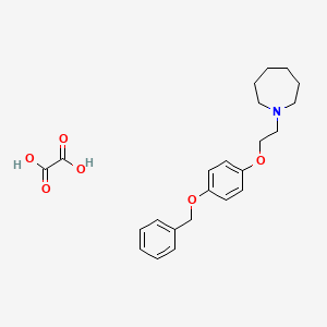 1-{2-[4-(benzyloxy)phenoxy]ethyl}azepane oxalate