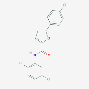 molecular formula C17H10Cl3NO2 B407599 5-(4-chlorophenyl)-N-(2,5-dichlorophenyl)-2-furamide 