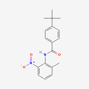 4-tert-butyl-N-(2-methyl-6-nitrophenyl)benzamide