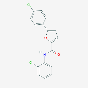 molecular formula C17H11Cl2NO2 B407600 N-(2-chlorophenyl)-5-(4-chlorophenyl)furan-2-carboxamide 