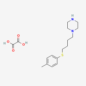 1-{4-[(4-methylphenyl)thio]butyl}piperazine oxalate