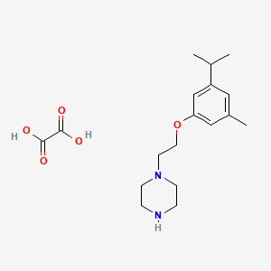 1-[2-(3-isopropyl-5-methylphenoxy)ethyl]piperazine oxalate