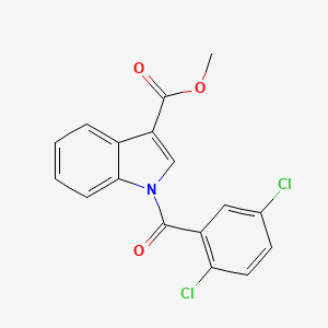 molecular formula C17H11Cl2NO3 B4076043 methyl 1-(2,5-dichlorobenzoyl)-1H-indole-3-carboxylate 