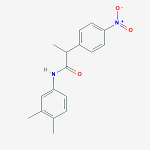 N-(3,4-dimethylphenyl)-2-(4-nitrophenyl)propanamide