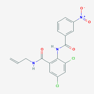 N-allyl-3,5-dichloro-2-[(3-nitrobenzoyl)amino]benzamide