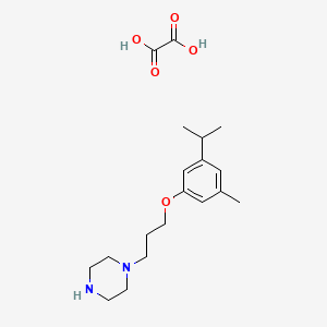 1-[3-(3-isopropyl-5-methylphenoxy)propyl]piperazine oxalate