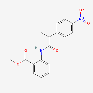 methyl 2-{[2-(4-nitrophenyl)propanoyl]amino}benzoate