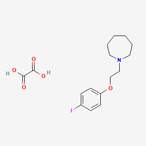 molecular formula C16H22INO5 B4076223 1-[2-(4-iodophenoxy)ethyl]azepane oxalate 