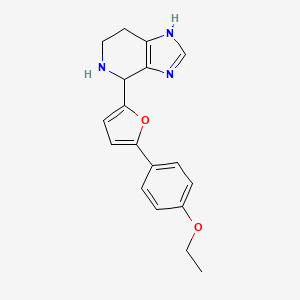 4-[5-(4-ethoxyphenyl)-2-furyl]-4,5,6,7-tetrahydro-1H-imidazo[4,5-c]pyridine