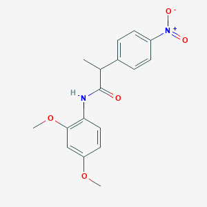 N-(2,4-dimethoxyphenyl)-2-(4-nitrophenyl)propanamide