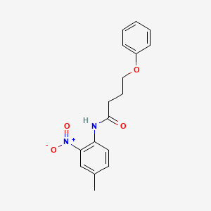 N-(4-methyl-2-nitrophenyl)-4-phenoxybutanamide