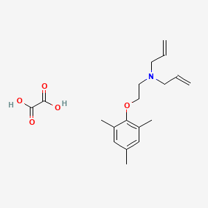 molecular formula C19H27NO5 B4076310 N-allyl-N-[2-(mesityloxy)ethyl]-2-propen-1-amine oxalate 