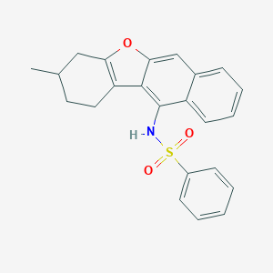 N-(3-methyl-1,2,3,4-tetrahydronaphtho[2,3-b][1]benzofuran-11-yl)benzenesulfonamide