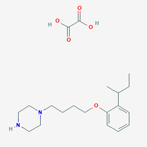 1-[4-(2-sec-butylphenoxy)butyl]piperazine oxalate