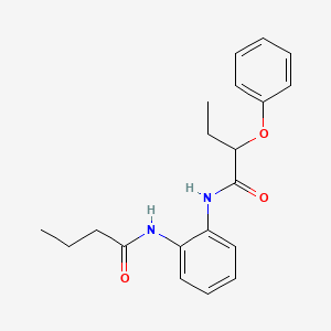 N-[2-(butyrylamino)phenyl]-2-phenoxybutanamide