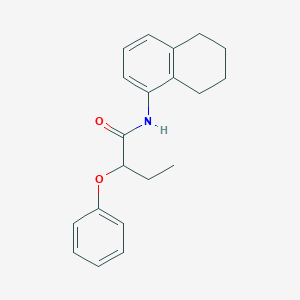 2-phenoxy-N-(5,6,7,8-tetrahydro-1-naphthalenyl)butanamide