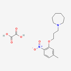 1-[3-(5-methyl-2-nitrophenoxy)propyl]azepane oxalate