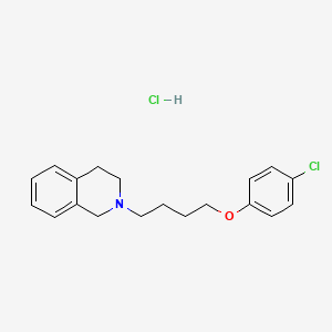 2-[4-(4-chlorophenoxy)butyl]-1,2,3,4-tetrahydroisoquinoline hydrochloride