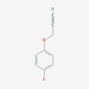 molecular formula C9H7FO B040765 1-Fluoro-4-(prop-2-yn-1-yloxy)benzene CAS No. 124700-26-1