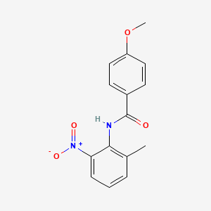 4-methoxy-N-(2-methyl-6-nitrophenyl)benzamide