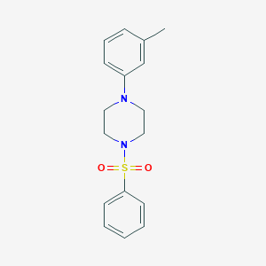 1-(3-Methylphenyl)-4-(phenylsulfonyl)piperazine