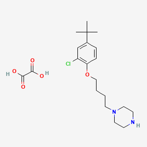1-[4-(4-tert-butyl-2-chlorophenoxy)butyl]piperazine oxalate