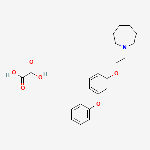 1-[2-(3-phenoxyphenoxy)ethyl]azepane oxalate