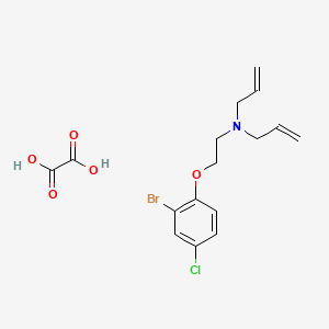 N-allyl-N-[2-(2-bromo-4-chlorophenoxy)ethyl]-2-propen-1-amine oxalate