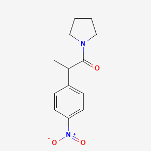 1-[2-(4-nitrophenyl)propanoyl]pyrrolidine