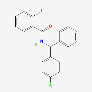 N-[(4-chlorophenyl)(phenyl)methyl]-2-iodobenzamide
