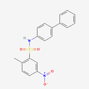 N-4-biphenylyl-2-methyl-5-nitrobenzenesulfonamide