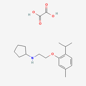 N-[2-(2-isopropyl-5-methylphenoxy)ethyl]cyclopentanamine oxalate