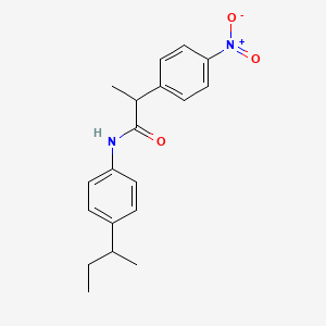 N-(4-sec-butylphenyl)-2-(4-nitrophenyl)propanamide