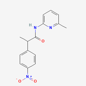 N-(6-methyl-2-pyridinyl)-2-(4-nitrophenyl)propanamide