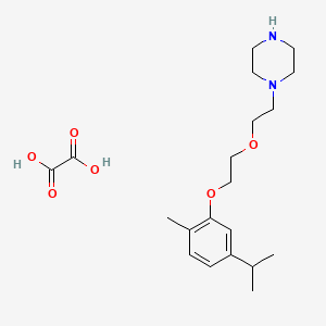 1-{2-[2-(5-isopropyl-2-methylphenoxy)ethoxy]ethyl}piperazine oxalate