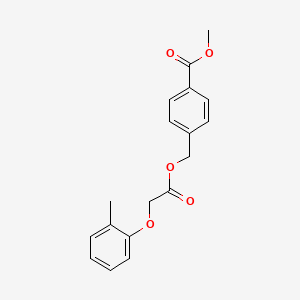 methyl 4-({[(2-methylphenoxy)acetyl]oxy}methyl)benzoate