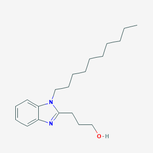 molecular formula C20H32N2O B407715 3-(1-Decylbenzimidazol-2-yl)propan-1-ol CAS No. 305347-80-2