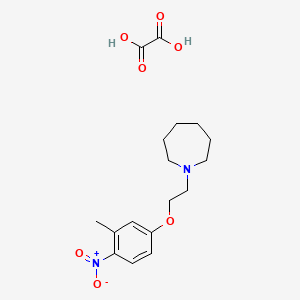 1-[2-(3-methyl-4-nitrophenoxy)ethyl]azepane oxalate