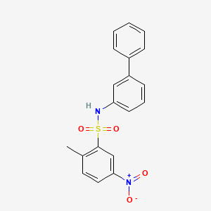 N-3-biphenylyl-2-methyl-5-nitrobenzenesulfonamide