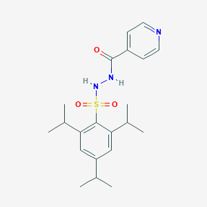 molecular formula C21H29N3O3S B407729 N'-isonicotinoyl-2,4,6-triisopropylbenzenesulfonohydrazide 