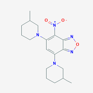 5,7-Bis(3-methylpiperidin-1-yl)-4-nitro-2,1,3-benzoxadiazole
