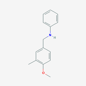 N-(4-methoxy-3-methylbenzyl)aniline