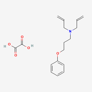 molecular formula C17H23NO5 B4077381 N-allyl-N-(3-phenoxypropyl)-2-propen-1-amine oxalate 