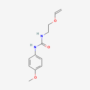 N-(4-methoxyphenyl)-N'-[2-(vinyloxy)ethyl]urea