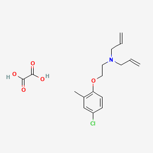 molecular formula C17H22ClNO5 B4077456 N-allyl-N-[2-(4-chloro-2-methylphenoxy)ethyl]-2-propen-1-amine oxalate 